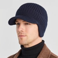 DTIDTPE Knitting Kit Muška debela vunena šešir jesen i zimski vanjski za zaštitu toplog uha Pleteni