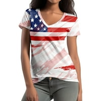 Majica Četvrta jula, majica casual za žene, 3D print T majice za žene, ženska odjeća za žene 2xS-8xl