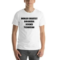 Najveći svjetski biološki znanstveni tehničar kratkih rukava pamučna majica po nedefiniranim poklonima