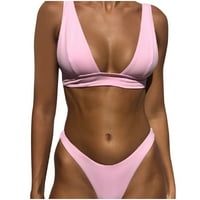 Ženski maleni bikini kupaći kostimi za kupaći kostim Ljetni modni odjeća za djevojčice Trokutni kupaći