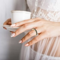 Yubnlvae prstenovi šuplji nakit rubllor puni srčani dijamantni prsten breskve prsten ljubavni oblik