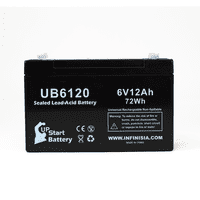 Kompatibilni baterijsku bateriju za sat 6Ah - Zamjena UB univerzalna zapečaćena olovna kiselina - uključuje