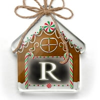 Ornament tiskao je jedan na strani R crne znakove, slovo Božić Neonblond
