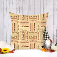 Dekor za Dan zahvalnosti Turska uzorak breskve Jastuk za kožu Početna Kauč jastučni jastuk
