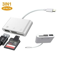 USB C SD čitač kartica, mikro SD adapter čitača kartica, tipa C čitač memorijske kartice SD na USB C
