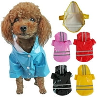 -Lifeeling Candy Color Puppy Raincoat Modna teddy Vanjska vodootporna psa Dječja odjeća kapuljača Poncho