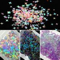 Cross Star Flakes Nail Glitter Sequins Paillette Manikure 3D umjetničke savjete kriške