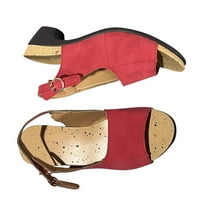 Hernalise Ugodne elegantne cipele sa niskim potpeticama Žene Ljetne debele pete Sandale pumpe kopče