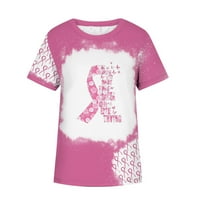 Borba protiv dojke T majice ružičaste vrhove ANtistress bluze s kratkim rukavima kratkim rukavima kratkim