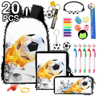 Sport fudbalski ruksak olovka idealna za školu za djecu sa ključem, ručno remen, gumica, zvižduk, boja
