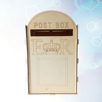 Vjenčani drveni post bo rustic mailbo poklon držač za obrtni ukrasi za vjenčanje
