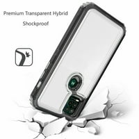 Kaleidio Case za Motorola Moto G Stylus 5G [Kleer Hybrid] 3-komadni utjecaj [Drop zaštita] Otporan na