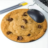 Čokoladni čip kolačić okrugli jastučić za miša, slatka i smiješna Mousepad, časopis za suradnik