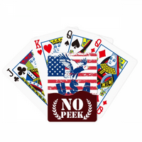Amerika zastava Haliaeelus Leucocefalus Eagle Peek Poker igračka karta Privatna igra