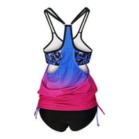 Ženski kupaći kupaći kostimi Ženski kupaći kostimi MI & MECT Odvaja Halter Retro Hot Pink 2xl