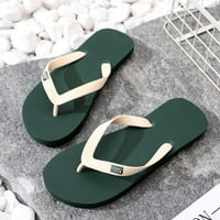 Muške cipele s ravnim žiljnim papučama modne casual plaže casual sandale, zelene boje