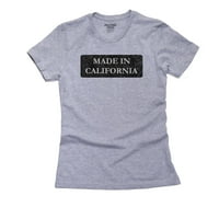 Kuk izrađen u kalifornijskoj državi ponos ženska pamučna majica sive