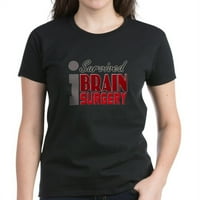 Cafepress - Survivor hirurgije mozga - Ženska tamna majica