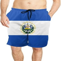 Muška zastava El Salvador Quick Suw Surf Swim trunke na plaži Board Shorts Hlače sa džepovima Sportske