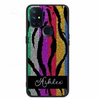 Glittery-Colorful-Tiger-Stripe Telefon za telefon za žene Muškarci Pokloni, Mekani silikonski stil Otporan