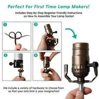 Svjetiljka ožičenja ili popravljajte stare svjetiljke-rewire vintage lampu ili stvorite prilagođenu
