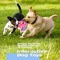 Igračke za pse, plišana igračka psa, životinje u obliku psa žvakati igračku s užad u loopu, tegljač