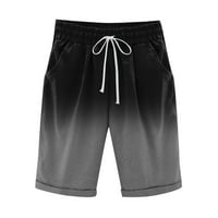 Yuwull Ženske kratke hlače Ležerne prilike ljetne vuče u obliku kratkih kratkih hlača s džepovima širine