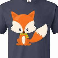 Inktastična slatka lisica, mala lisica, lisica za bebe, fo sa majicom sa šalom