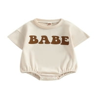 Novorođena dječja djevojačka dječačka odjeća s kratkim rukavima Babe Bubble Romper prevelizirani Oneyie