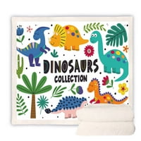 Prodaja čišćenja zadebljana dvostruka pokrivačica Dinosaur serija topli ogrtač Nosivi runo mekani bebi