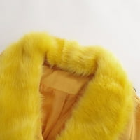 HGW kaputi za žene plus veličina Ženska zimska rever od vune kaputa za jaknu dugih rukava na dugih rukava