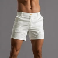 Hlače muškarci Ljetne hlače u boji džepne crtanje labavo brzo suhi casual sportski trčanje ravnih hlača