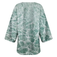 Ljetna pukotina, axxd casual labavo ispisano kreten za sunčanje šifon kimono ladys kardigans cressy