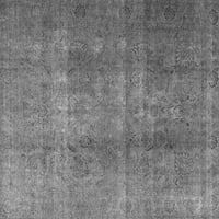 Ahgly Company Zatvorena okrugla Perzijski sivi boemski prostirke, 8 'krug