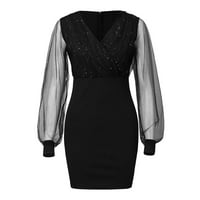 Duge ljetne haljine za žene Ležerne prilike plus veličine Crno Retro Elegantna zabava Culb Boho haljina