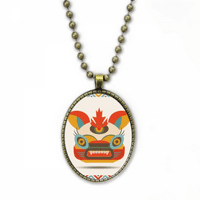 Kinesko stil čudovišta Art Deco modna ogrlica Vintage lančani privjesak na nakitu