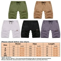 Colisha Muns Lounge Workout Cargo Shorts Classic Fit visoke struke Ljetne kratke hlače Ležerne prilike