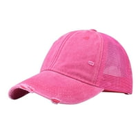 Mnjin ženski šeširi bejzbol kape Podesivi se uklapaju sa punim običnim bejzbol šeširom na otvorenom modnom bejzbol šeširu vruća ružičasta