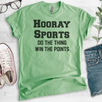 Hooray Sports Da li The Stvari osvaja majicu bodova, unise ženska muška majica, nogomet bejzbol košarka,