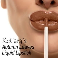 Ketiara Premium Potpuna pokrivenost jesen lišće tekuće ruž za usne infuzirani hijaluronskom kiselinom,