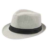 Jazz šešir Muški posteljina gornji šešir na otvorenom sunčani šešir kovrdžava podimljena šešir prozračna