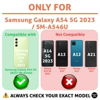 Talozna tanka kućišta telefona Kompatibilan je za Samsung a 5G, pikselov tamnog tiska, W kaljeno stakleno