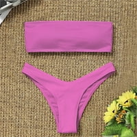 Ženski kupaći kostimi su visoki struk dva visokokvalijska bikinija Control Tummy Coleps Tankinis set