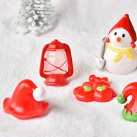 Biplut minijaturni dekor Slatka divna smola kreativna snjegović oblik minijaturnog ekrana za Božić
