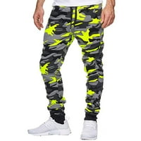Iopqo muške hlače Teretne pantalone za muškarce Hlače Fitness Casual Shot Muške sportske kamuflage Jogging