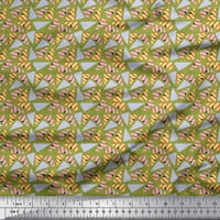 Soimoi Rayon tkanina trokuta geometrijska tiskana tkanina od dvorišta široko