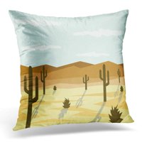Kaktus pustinjski pejzažni dizajn Jednostavan jastučni jastučni poklopac jastučni poklopac futrola