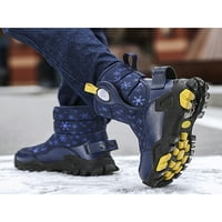 Harsuny Childs Winter Boots Dječji Djevojke nejasne čizme udobne tople cipele snijega Plava 4,5-te