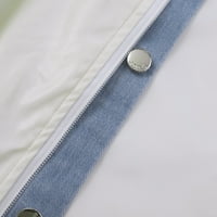 Ženski kaputi PU kožna jakna Lood asforted False Jacket Par bijeli XL