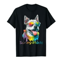 Sunshine PUP: Razigrana i šarena majica dizajna pasa